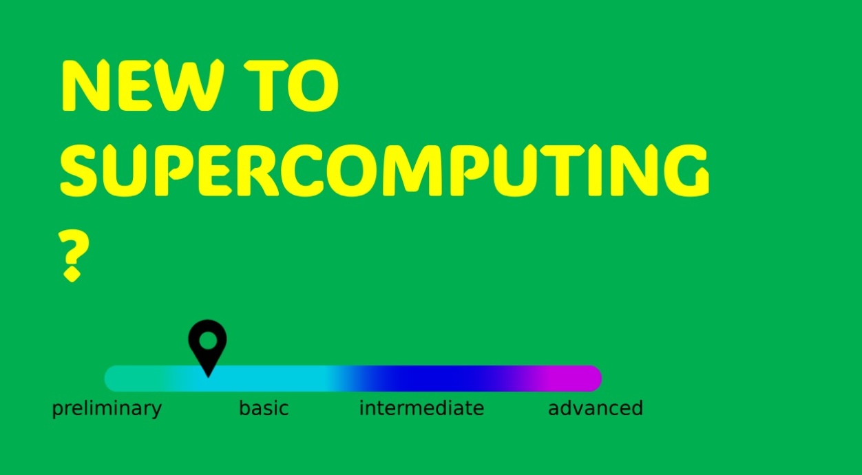 First Time on a Supercomputer